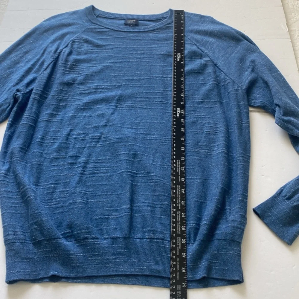 J Crew Men's Raglan Budded Crewneck‎ Sweater